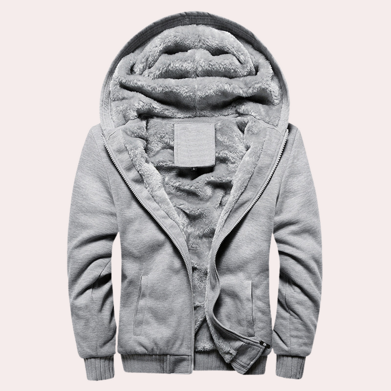 Warmes, stilvolles Herrenhoodie mit Kapuze