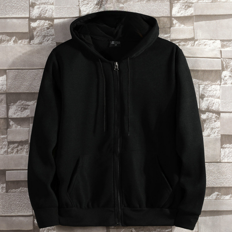 Bequeme Herren-Hoodie mit Reißverschluss