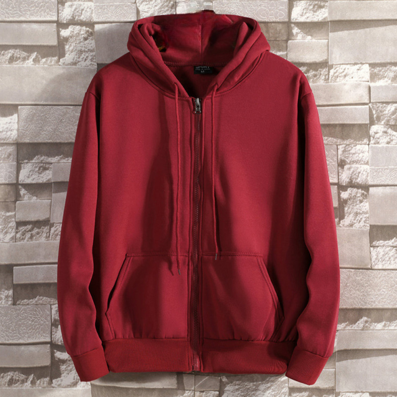 Bequeme Herren-Hoodie mit Reißverschluss