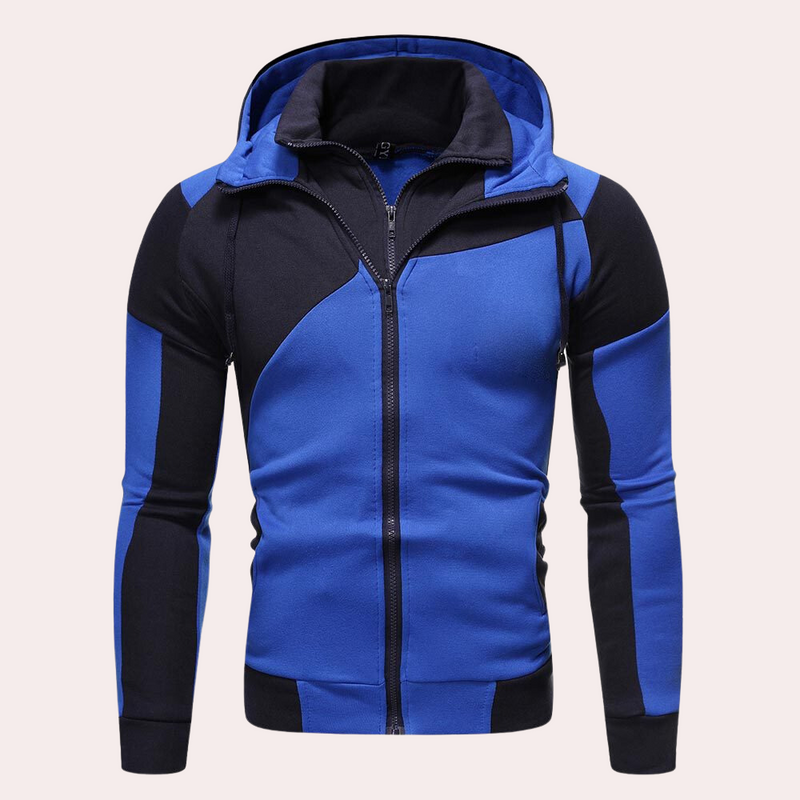 Weiche Herren Rits Hoodie für jeden Anlass