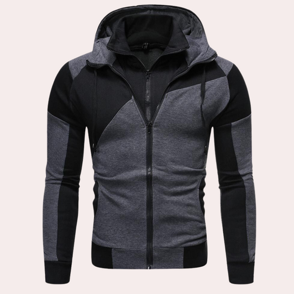Weiche Herren Rits Hoodie für jeden Anlass