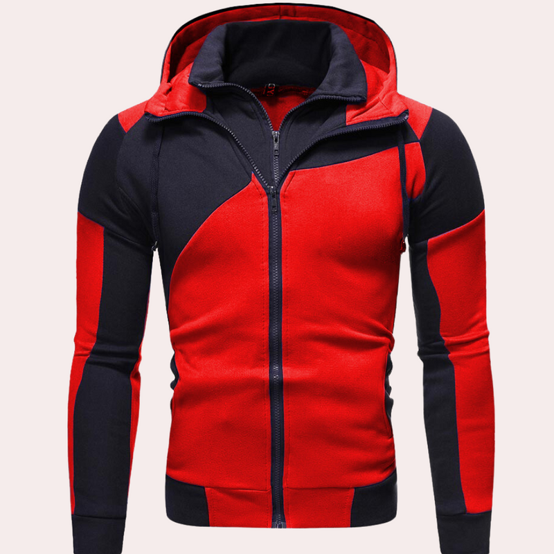 Weiche Herren Rits Hoodie für jeden Anlass