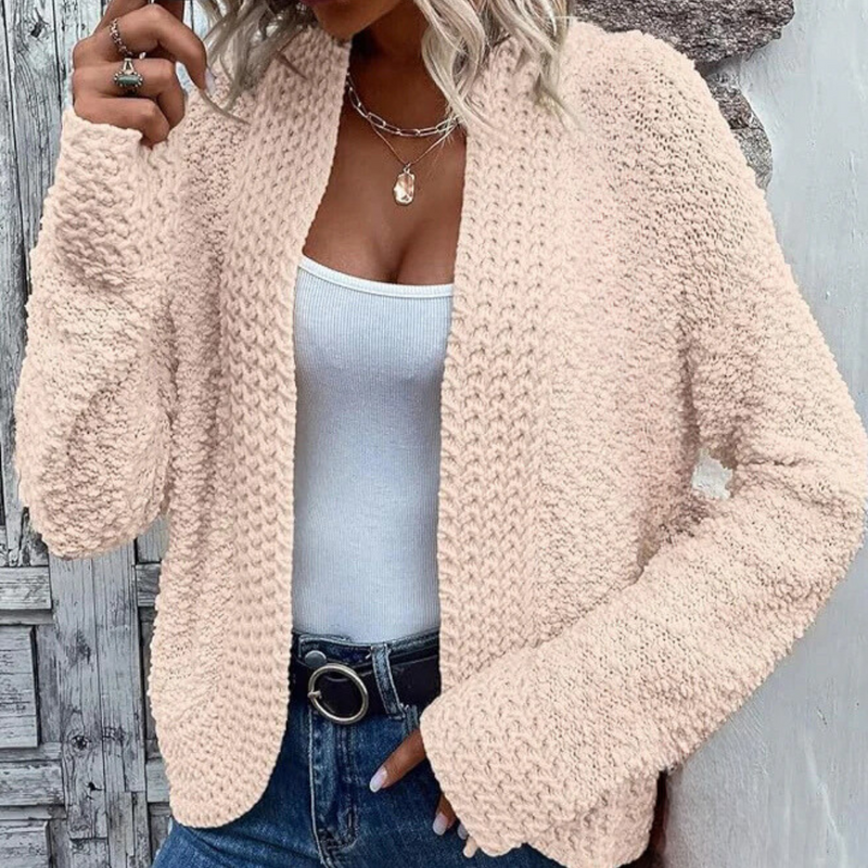 Weiche und stilvolle Damen Strickjacke