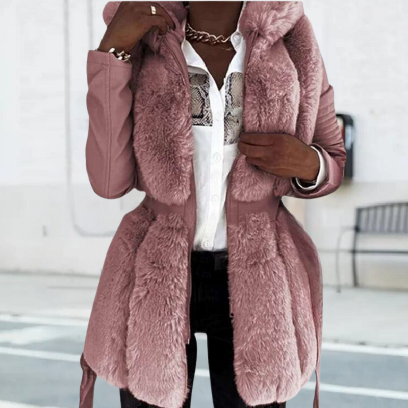 Alissa – Luxusjacke mit Kapuze für Damen