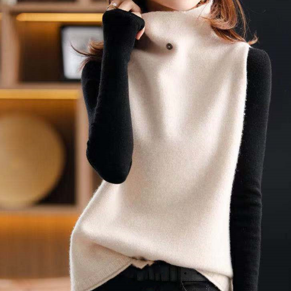 Eszter - Klassischer Rollkragenpullover für Frauen