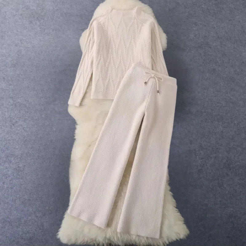 Graciela - Stylisches 2-teiliges Strick-Set für Damen