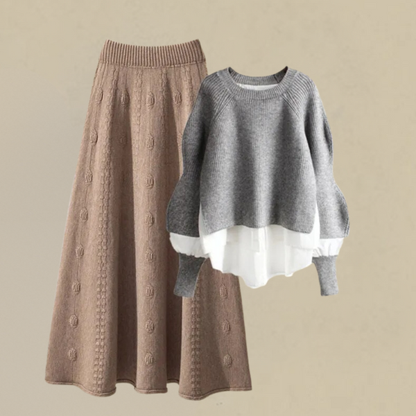 Ysolde - Stylisches Damen-Strick-Set