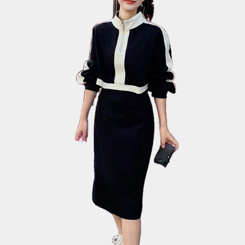 Elegantes Slim Fit Midi-Kleid für stilbewusste Damen