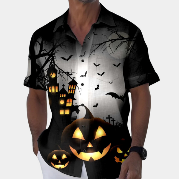 Matyi - Bequemes Herrenhemd für Halloween