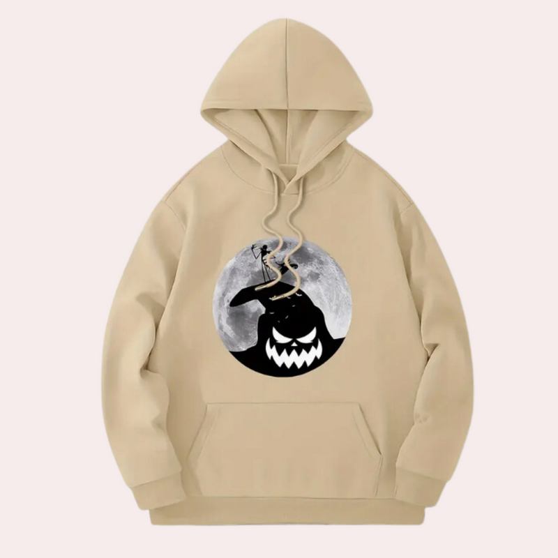 Gruselige und warme Halloween-Hoodie