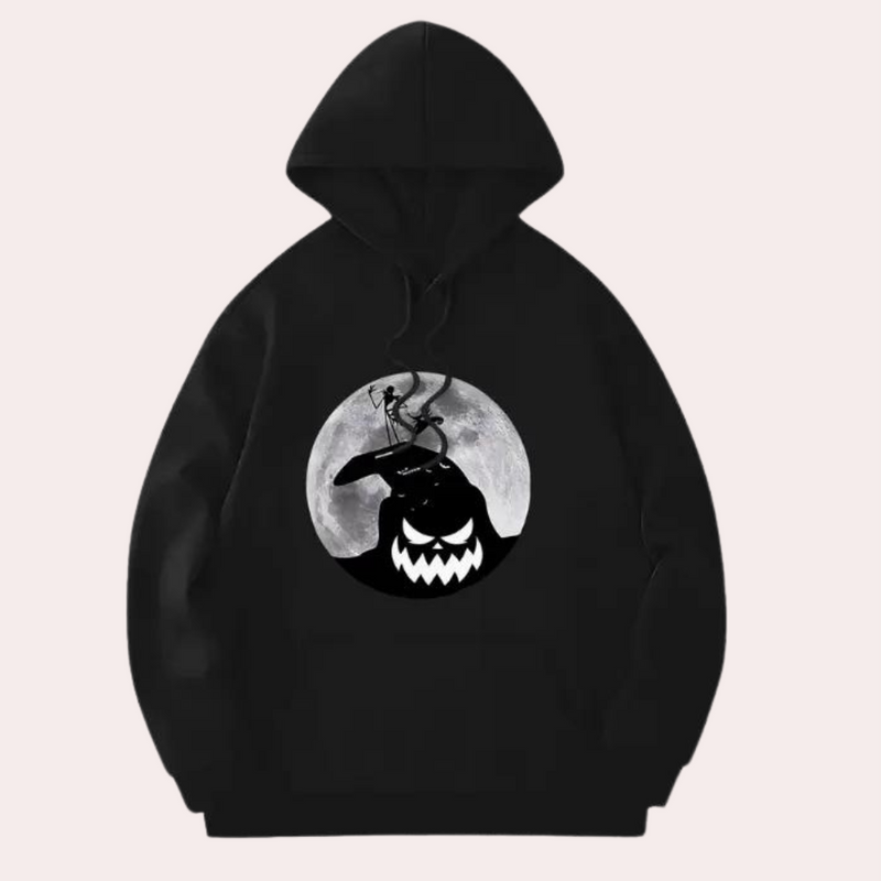 Gruselige und warme Halloween-Hoodie