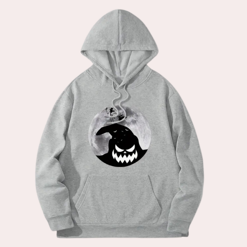 Gruselige und warme Halloween-Hoodie