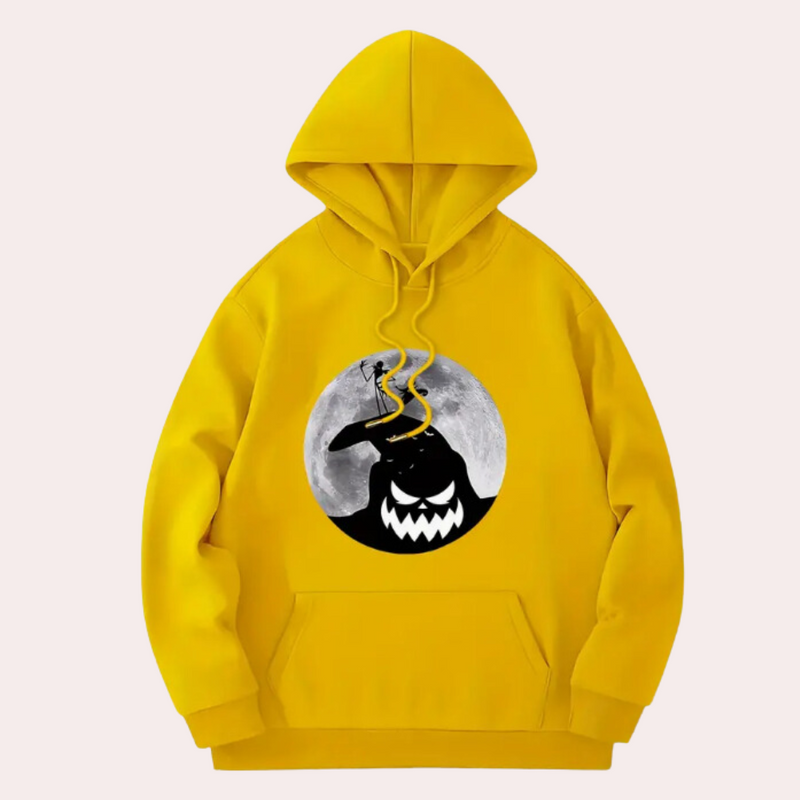 Gruselige und warme Halloween-Hoodie