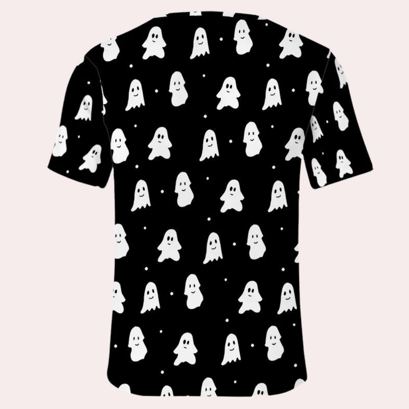 Radek - Cooles Herren-T-Shirt mit Halloween-Spukmotiv