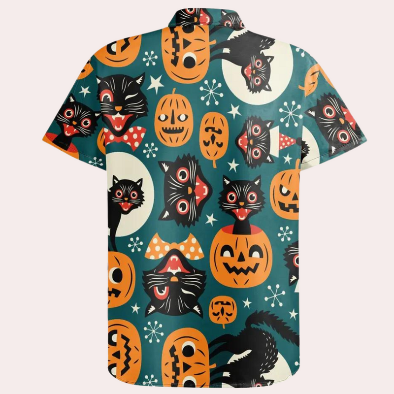 Joaquin - Shirt mit Halloween-Cartoon-Druck für Herren