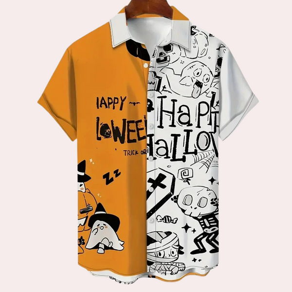 Mariusz - Stilvolles Halloween-Hemd für Herren