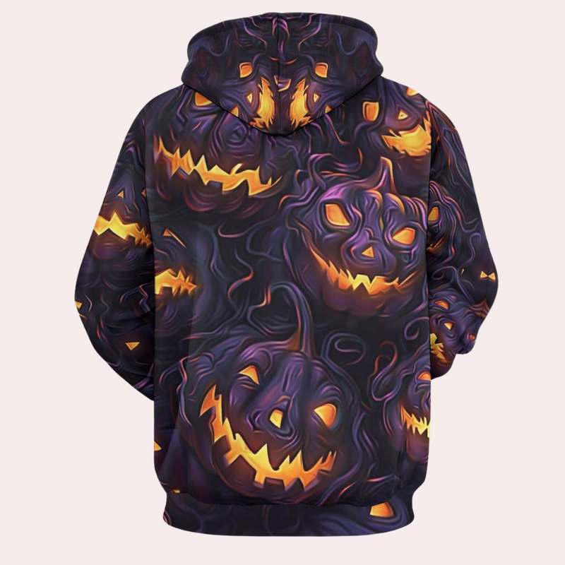 Gemütlicher Halloween-Kapuzenpullover für Männer