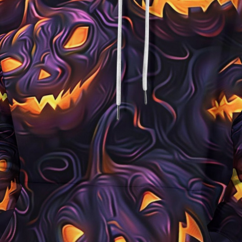 Gemütlicher Halloween-Kapuzenpullover für Männer