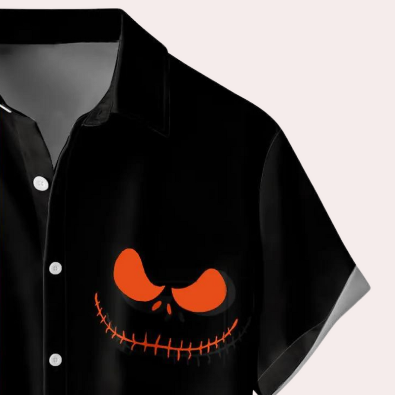 Orban - Herren zeitloses Halloween Button-Down