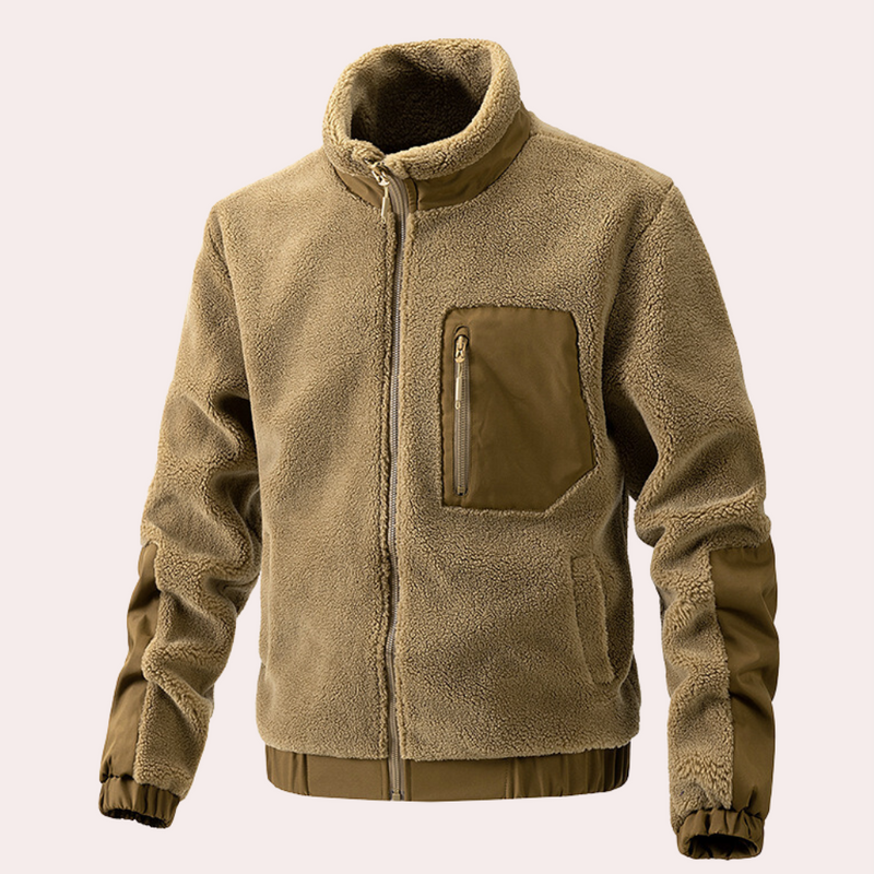 Warme Jacke für Herren an kalten Tagen