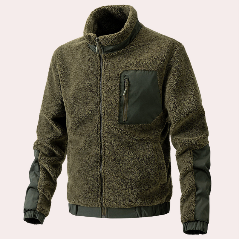 Warme Jacke für Herren an kalten Tagen