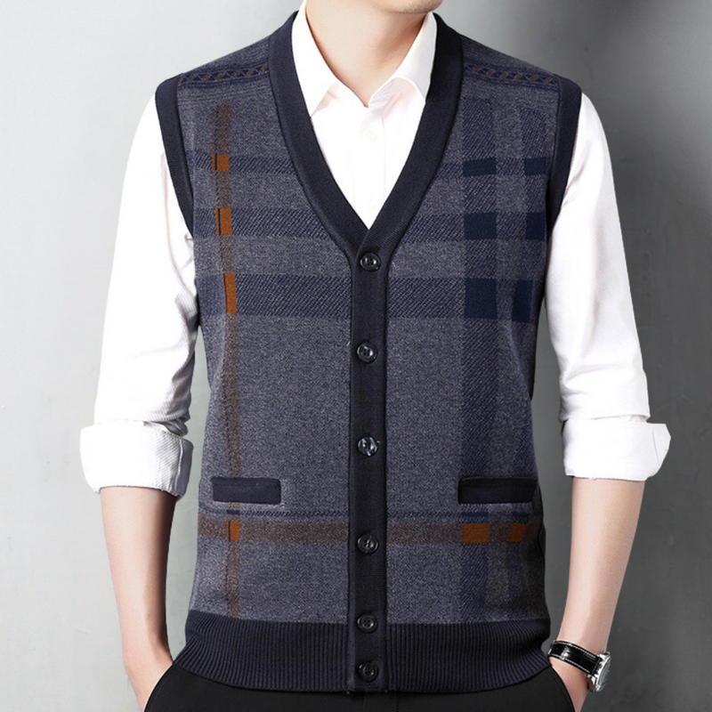 Weiches modernes Herrenstrickjacke