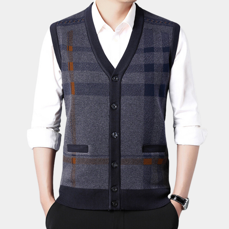 Weiches modernes Herrenstrickjacke