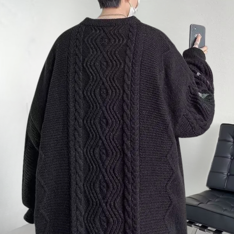 Warmes Oversized Strickpullover für Herren