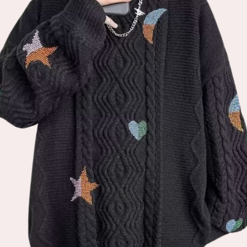 Warmes Oversized Strickpullover für Herren