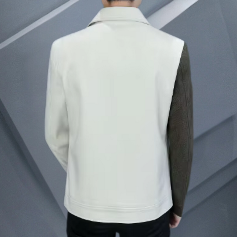 Elegante Jacke mit Farbkontrast für Männer
