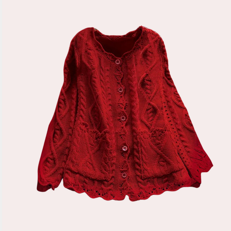AILANA - Anspruchsvolle Strickjacke für Frauen