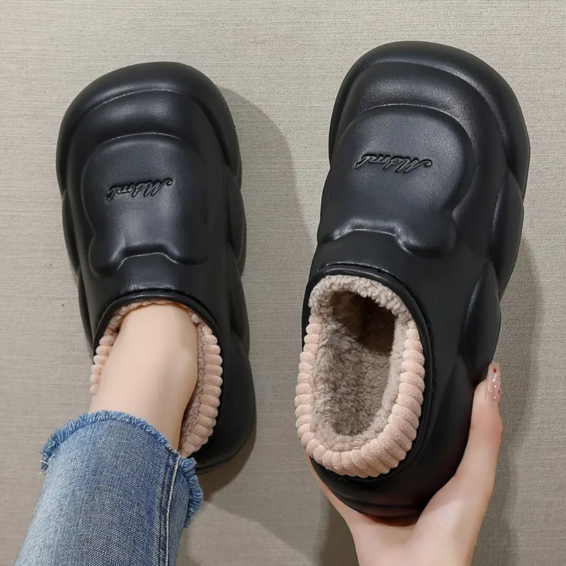 Warme und bequeme Instapper für Damen im Winter