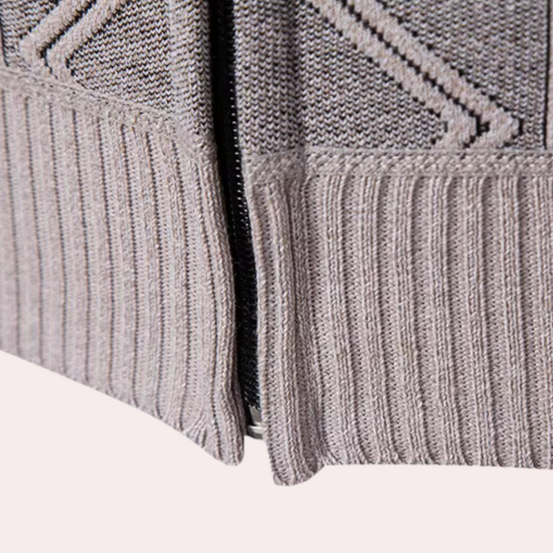 Bequemes, elegantes Strickjacke für Herren
