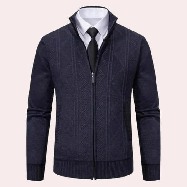 Bequemes, elegantes Strickjacke für Herren