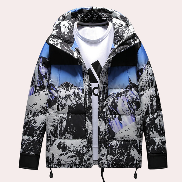 Warme Herren Winterjacke für Abenteuer