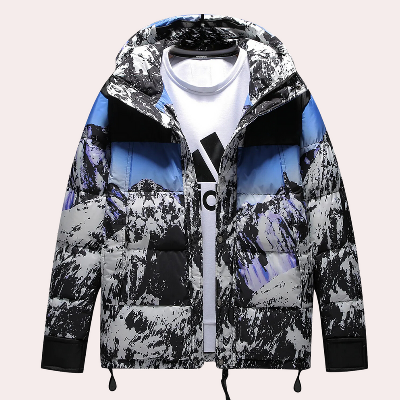 Warme Herren Winterjacke für Abenteuer