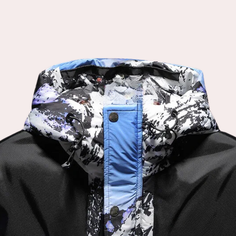 Warme Herren Winterjacke für Abenteuer
