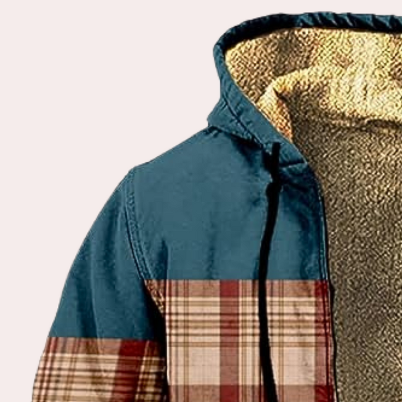 Warme Kapuzenjacke für Herren