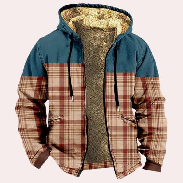 Warme Kapuzenjacke für Herren