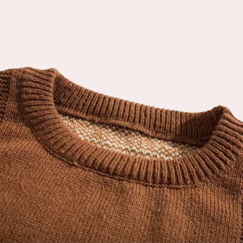 Bequeme warme Strickpullover für Herren
