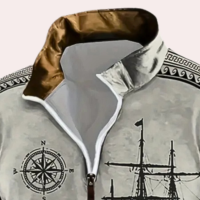 Bequemer Retro-Sweatshirt für Herren