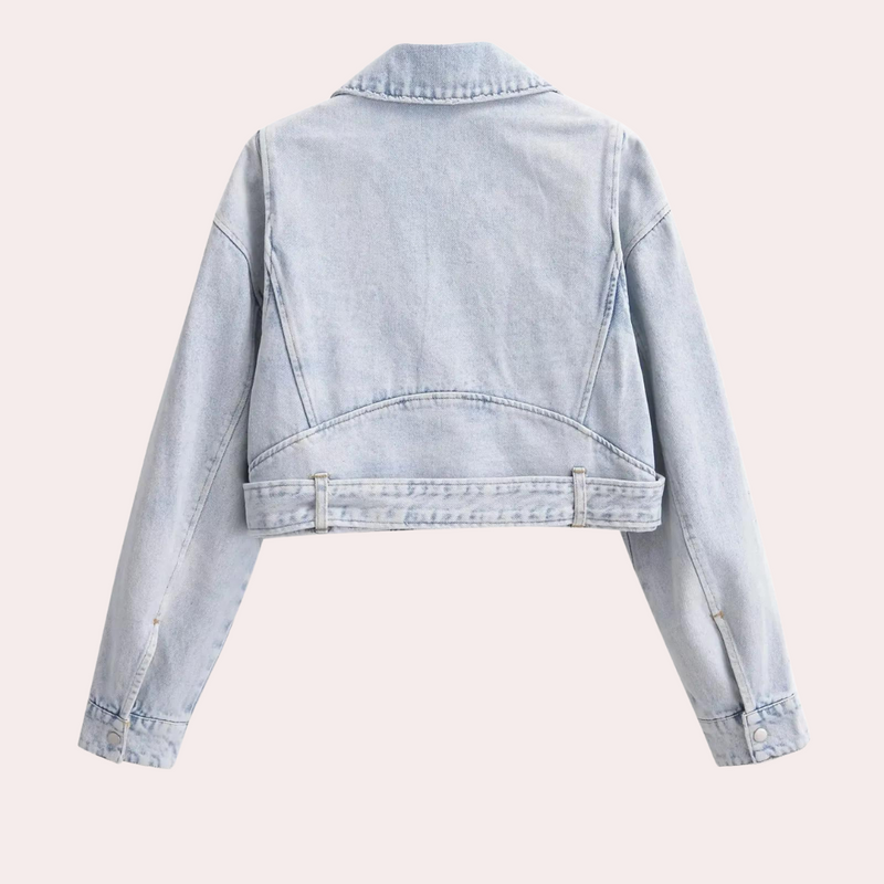 Modische und bequeme Jeansjacke für Frauen
