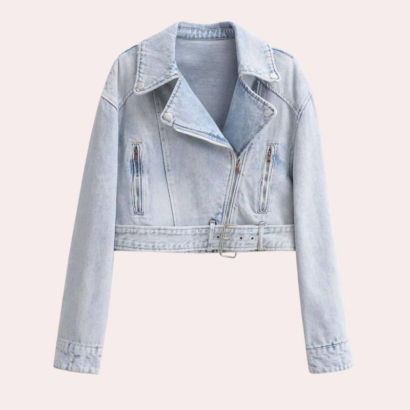 Modische und bequeme Jeansjacke für Frauen