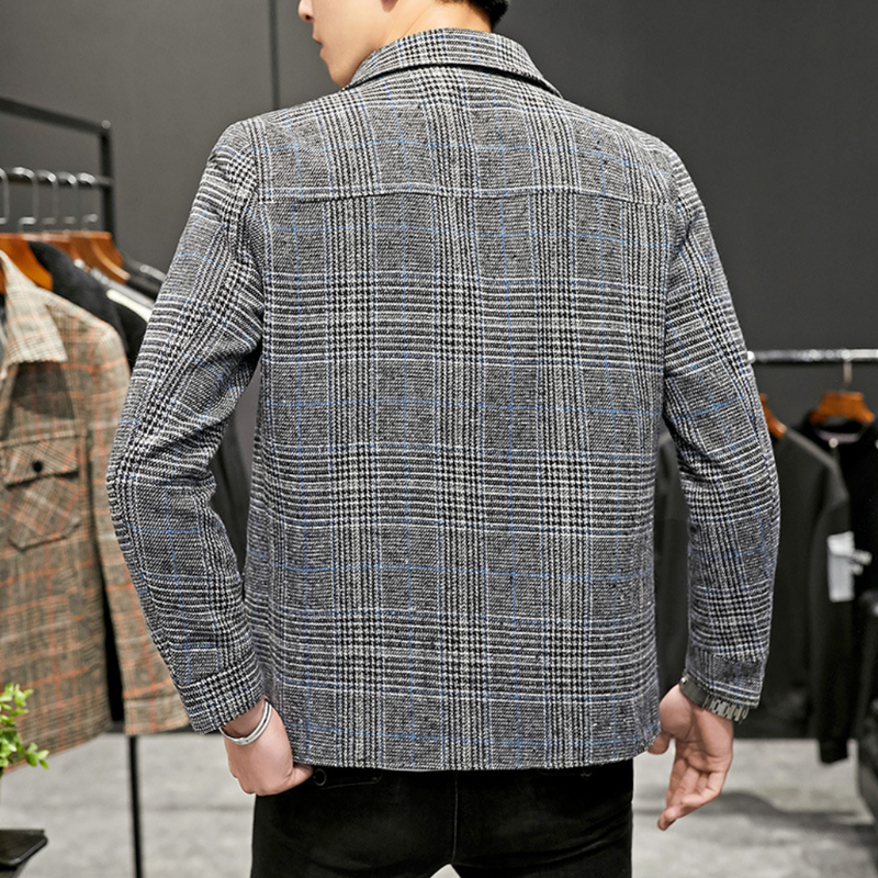 Elegante karierte Jacke für Männer