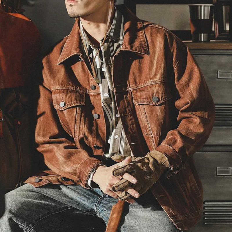 Elegante Jeansjacke für Männer