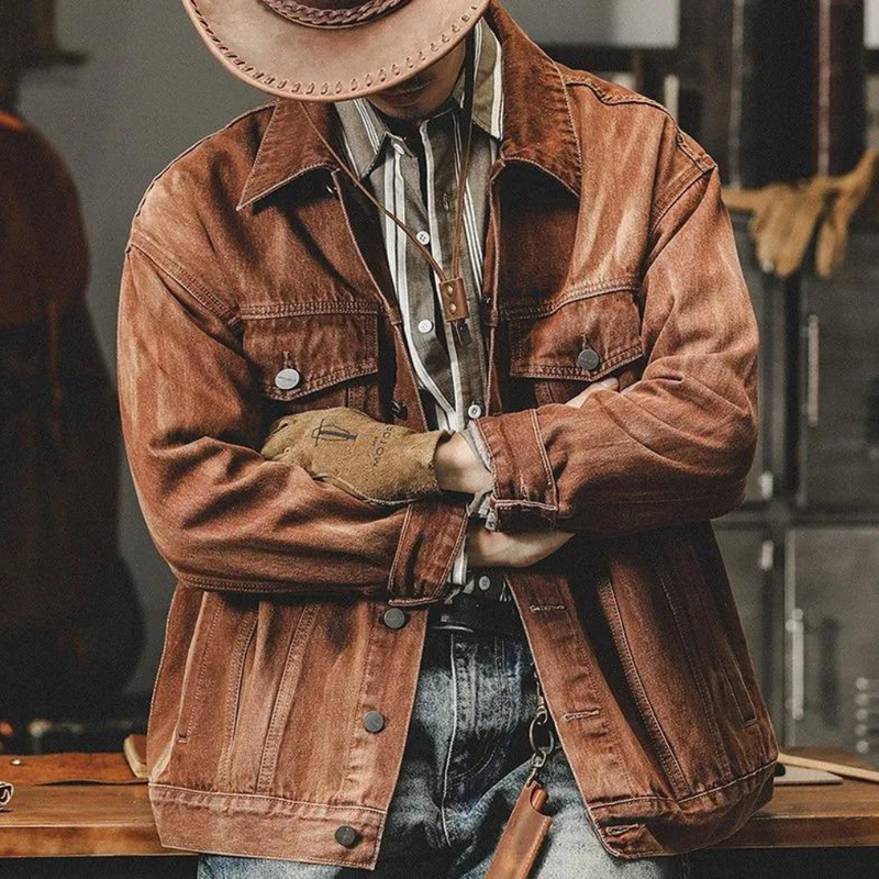 Elegante Jeansjacke für Männer