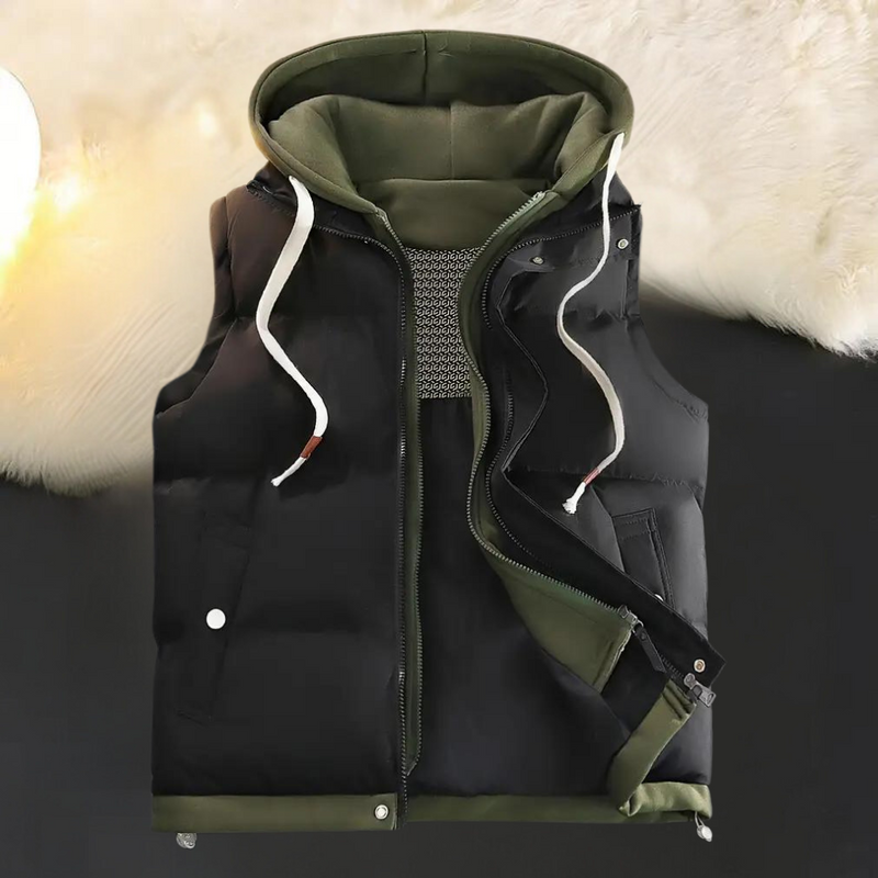 Stylisches und leichtes Herren Kapuzenweste