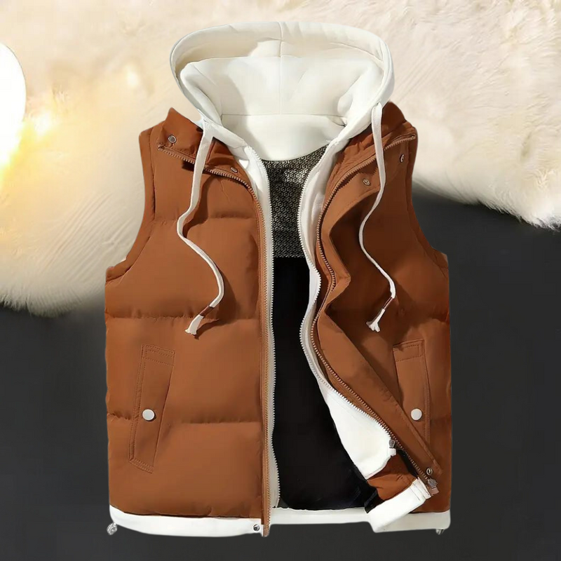 Stylisches und leichtes Herren Kapuzenweste