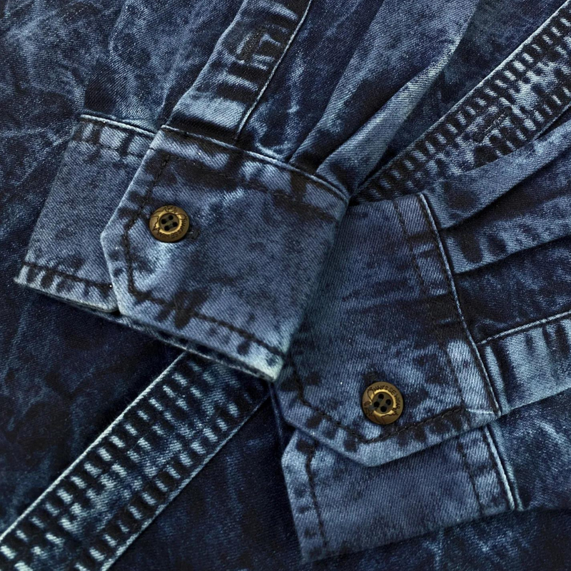 BILLY - Klassisches Denim Hemd für Herren