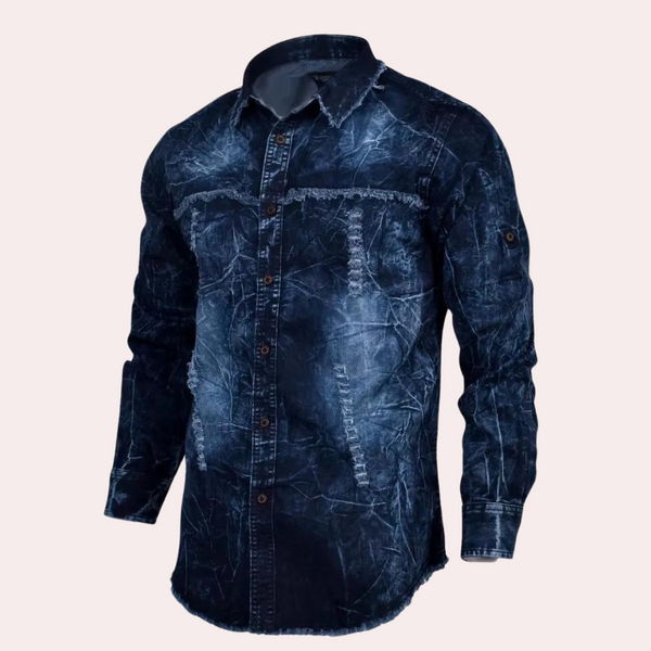 BILLY - Klassisches Denim Hemd für Herren